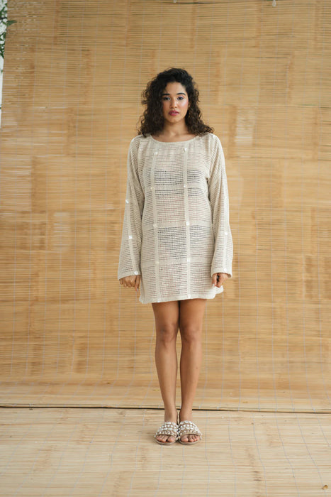 Coastal Chic crochet coverup - short