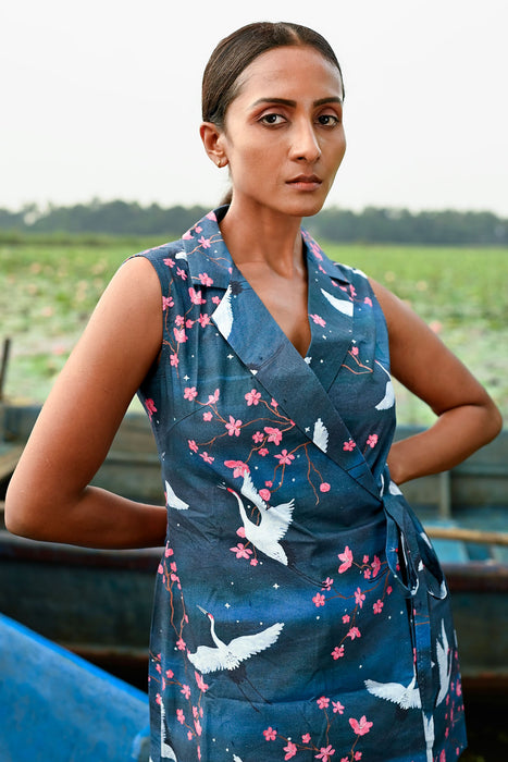 Cherry Blossom Blazer Dress