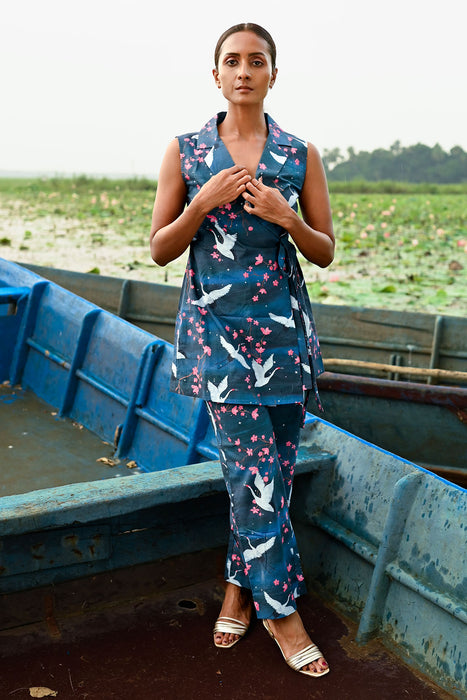 Cherry Blossom Blazer Dress