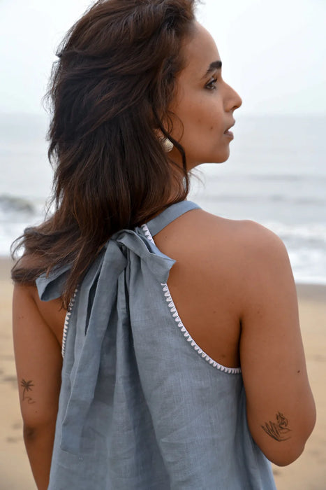 Noir Halter Top
