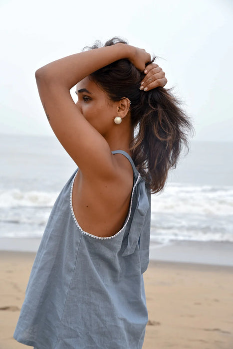 Noir Halter Top