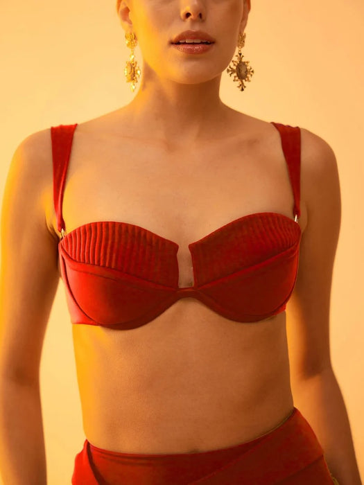 Armis Bikini Set - Brick Red