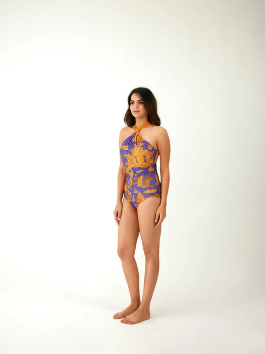 Medal Halter Swimsuit